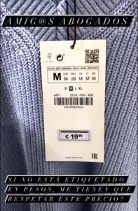 #LadyProfeco: Mujer quería que le vendieran en pesos mercancía que venía marcada en euros