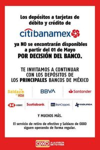 Tiendas Oxxo ya no realizarán operaciones bancarias de Citibanamex