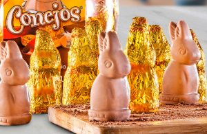 Consiente a tu familia con una rica gelatina de conejitos de chocolate