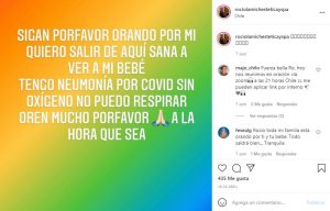 Mujer graba videos de despedida para su hijo momentos antes de ser intubada