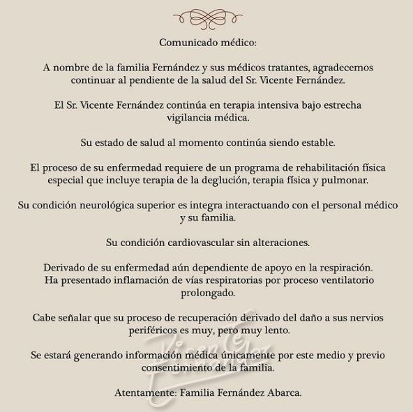 ¡Falsos los rumores acerca de que piensan desconectar a Vicente Fernández!