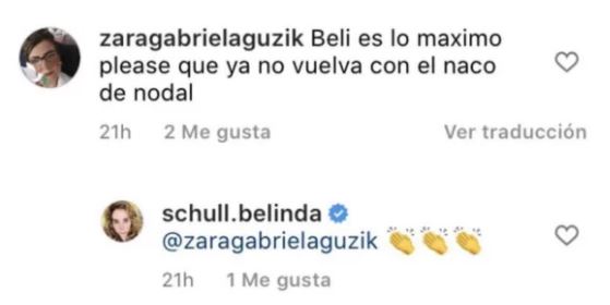 Mamá de Belinda reacciona de forma inesperada a insulto hacia Nodal