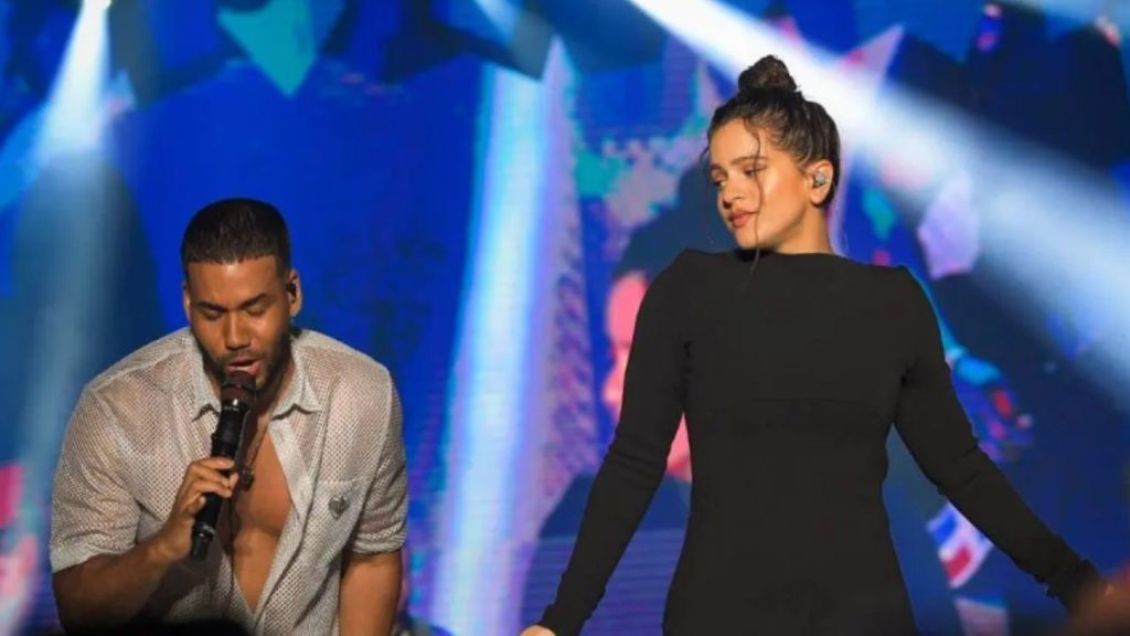 Rosalía y Romeo Santos