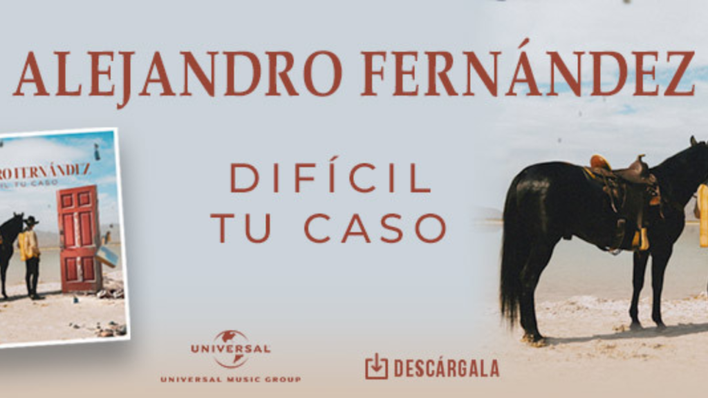 El famoso cantante mexicano, Alejandro Fernández sorprendió a su público con un nuevo tema “Difícil Tu Caso”.