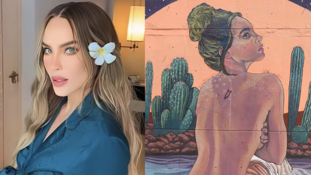 La reconocida cantante Belinda se convirtió en musa inspiradora de una impactante obra de arte urbano en la Central de Abastos, ubicada en la alcaldía Iztapalapa de la Ciudad de México.