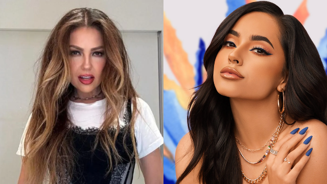 Thalía y Becky G se encontraron en el ojo del huracán luego de que circulara un video en redes sociales que sugería una acalorada discusión.