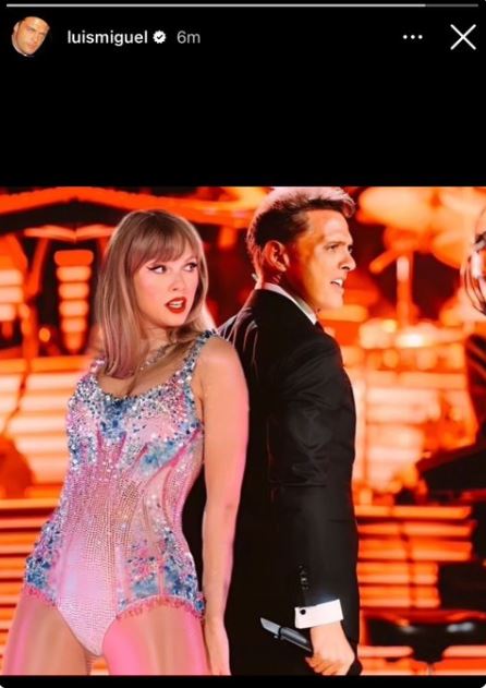 ¡Luis Miguel desata fiebre en redes sociales con foto editada junto a Taylor Swift!