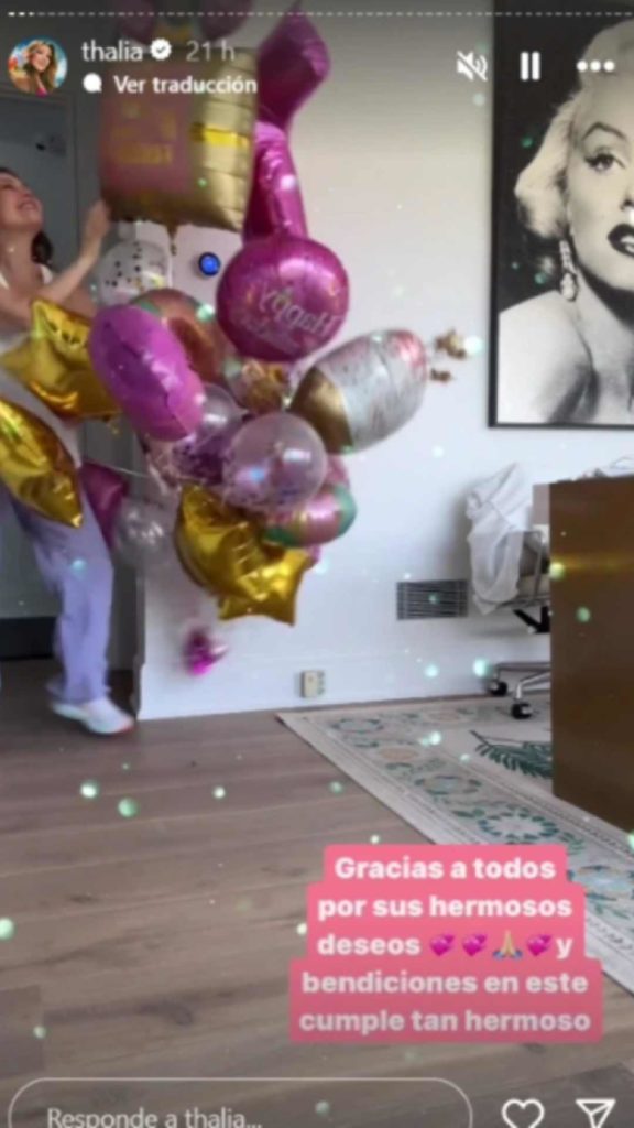 ¡Thalía celebra su cumpleaños llena de lujos!