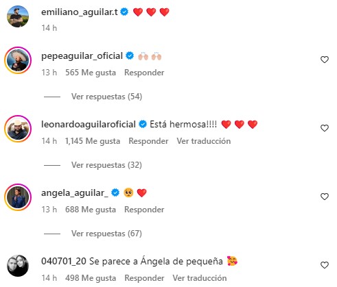 ¡Emiliano Aguilar sorprende en Instagram; su hija es idéntica a Ángela Aguilar!