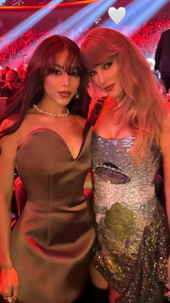 Danna Paola deslumbra en los MTV VMAs 2024: ¿Se avecina colaboración con Taylor Swift?
