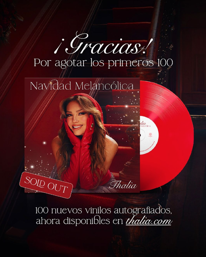 ¡Thalía sorprende a sus fans con un regalo de Navidad adelantado!