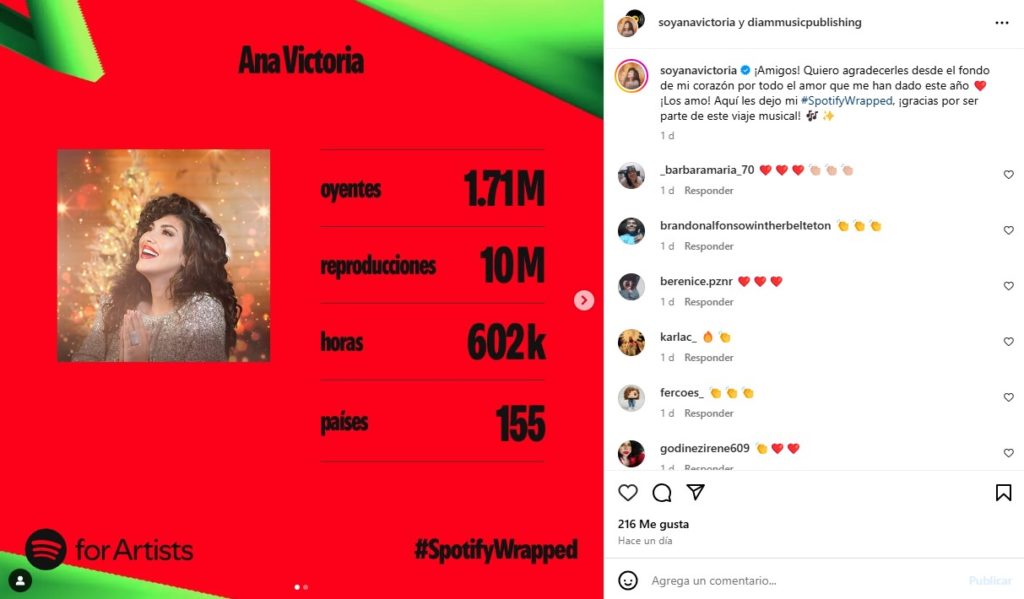 Ana Victoria ilumina la temporada navideña con “Paz en Navidad”