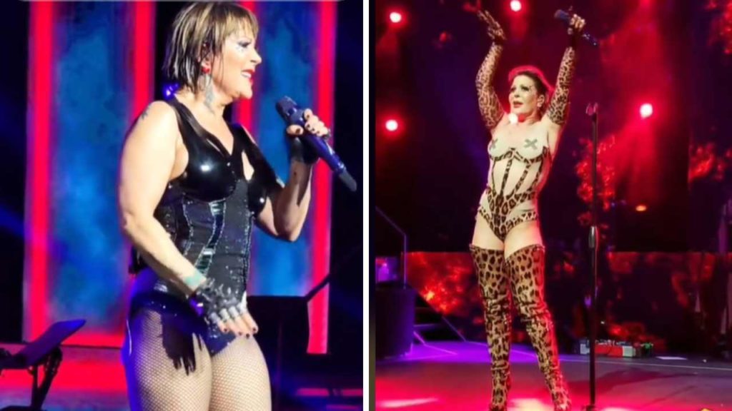 Alejandra Guzmán regresa a los escenarios y desata polémica por su vestuario
