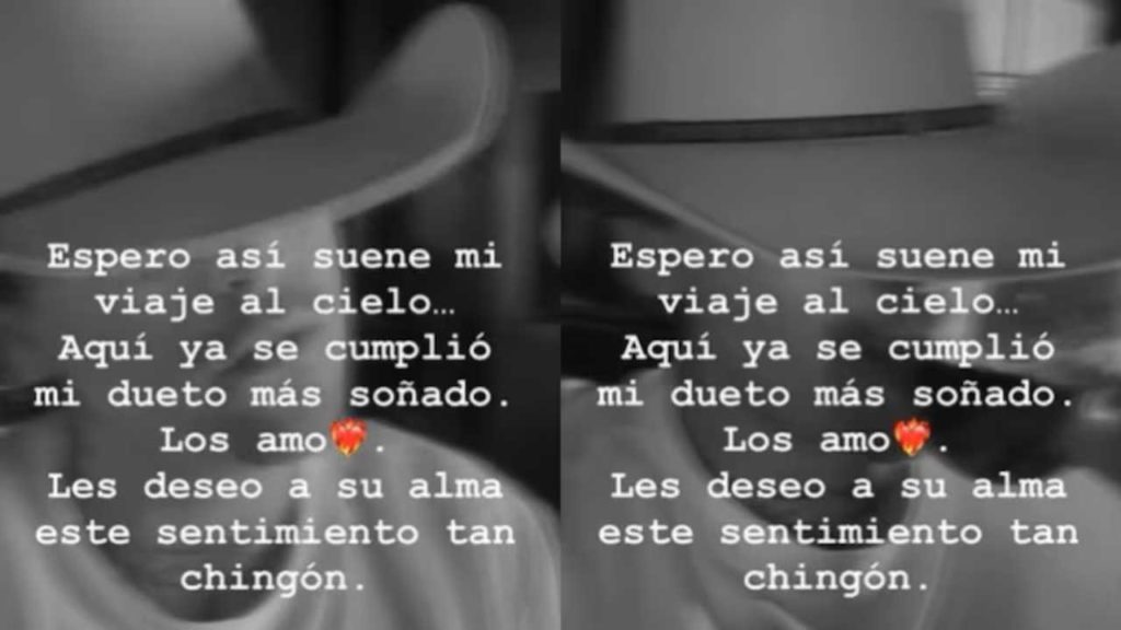 Christian Nodal comparte adelanto del dueto con Vicente Fernández y enciende rumores